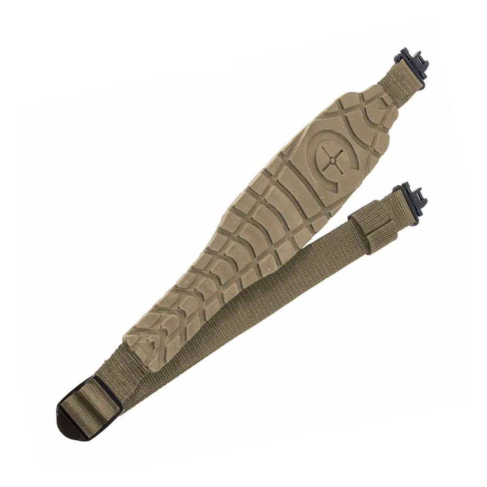 Black Caldwell Max Grip Sling by SPORTSMAN, featuring adjustable straps and padded comfort for secure firearm carrying.