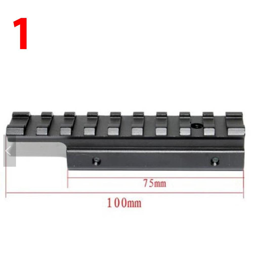 Shenzhen Home Security 11mm dovetail to 20mm Picatinny rail converter, metal mounting adapter for firearm accessories.