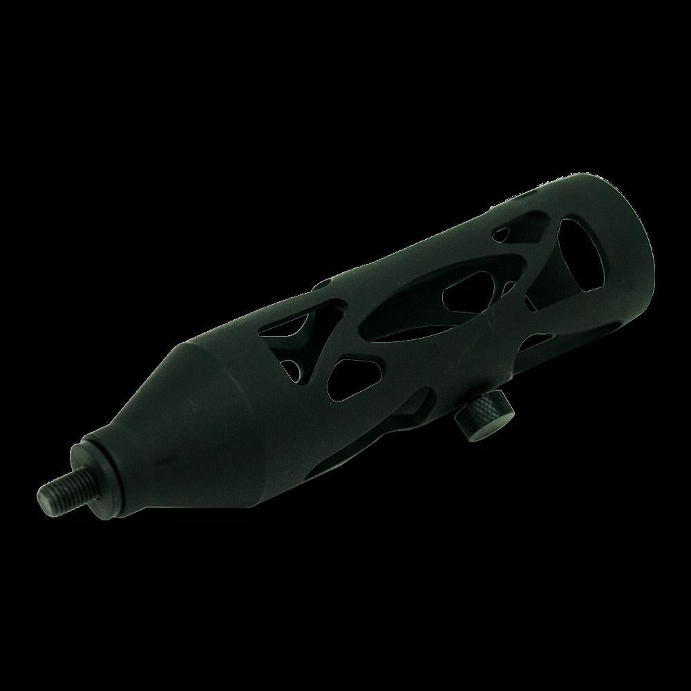Tjack's Tactacam stabilizer mount attached to a camera for steady filming and smooth footage.