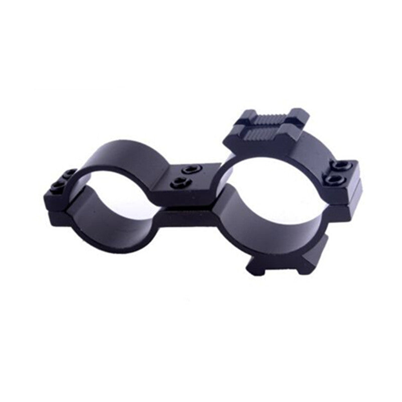 Dual torch mount in black for 25mm and 30mm sizes, designed for security camera installation by Shenzhen Home Security.