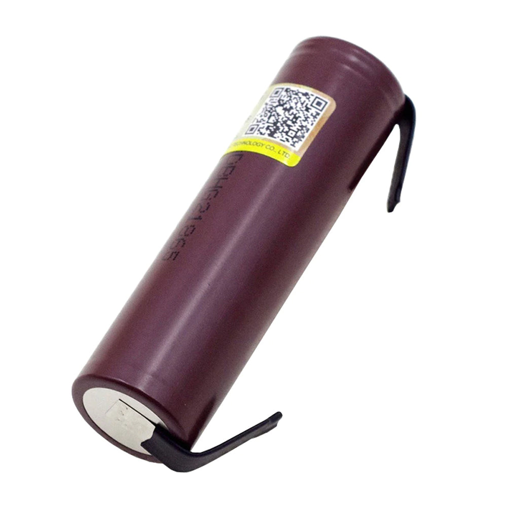 AliExpress 18650 lamp battery showing cylindrical rechargeable lithium-ion battery for portable lighting devices.