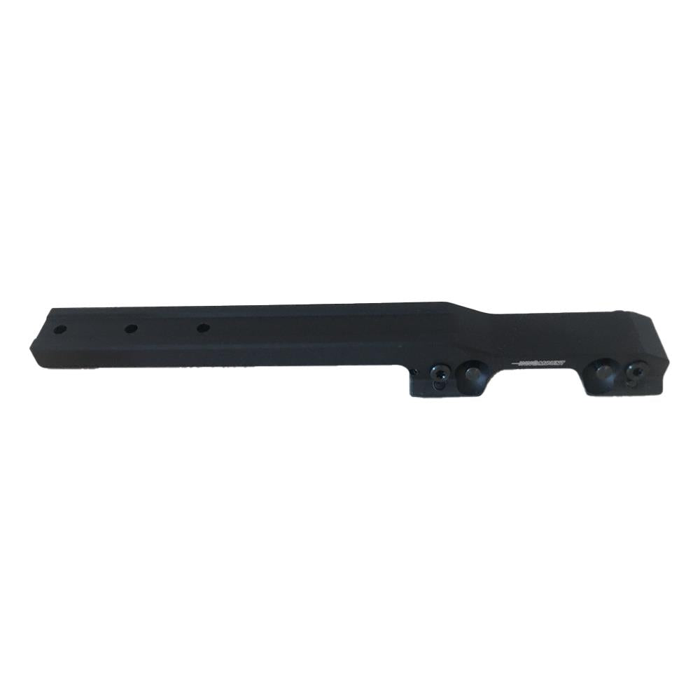 TJACKS INNOMOUNT quick release mount for Blaser and IRAY SAIM rifles, shown attached to firearm for secure, easy mounting.