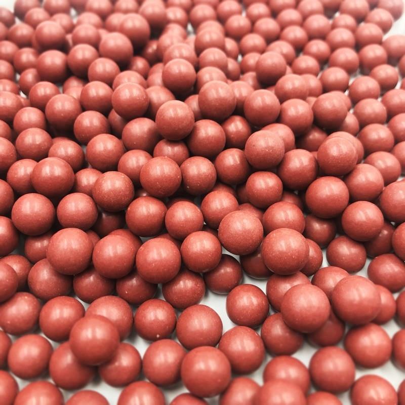 Set of 100 eco-friendly slingshot balls by A1 Decoy Ltd, showing colorful rubber projectiles for outdoor use.