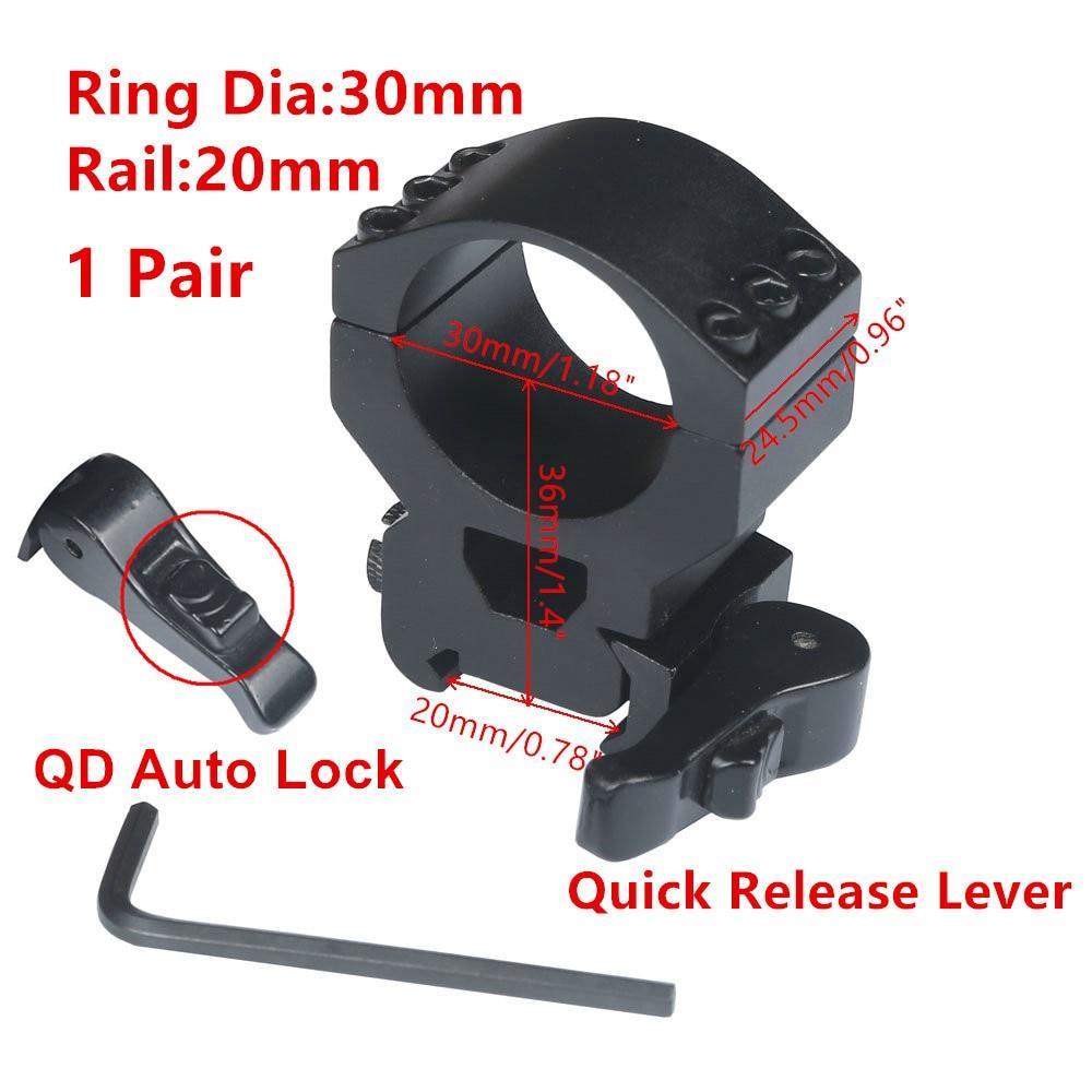 HIKIMICRO ALPEX A50T-S DAY & NIGHT RIFLE SCOPE & FREE QUICK RELEASE MOUNTS