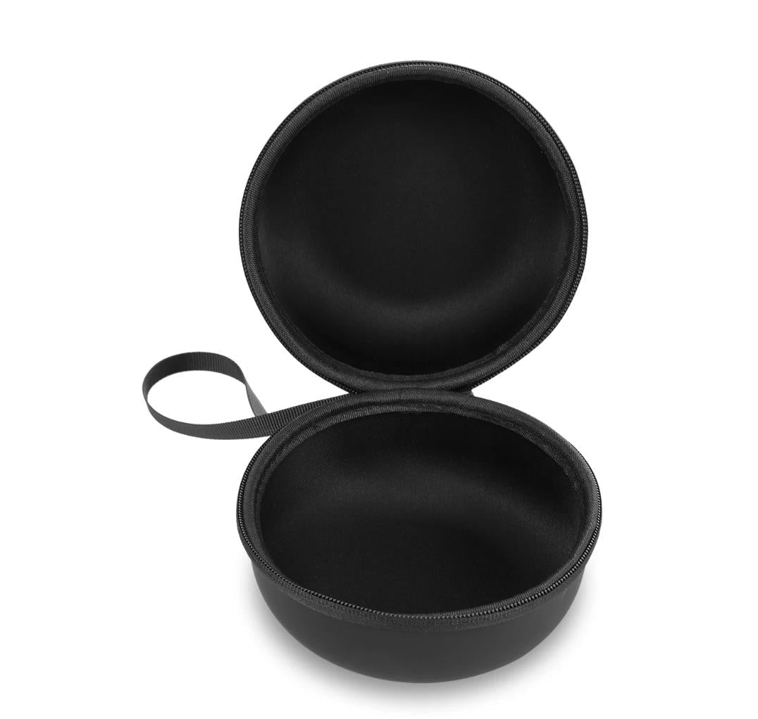 Walker’s Razor Slim Howard Leight Impact Sport ear defenders in a protective case, designed for hearing protection and noise reduction.