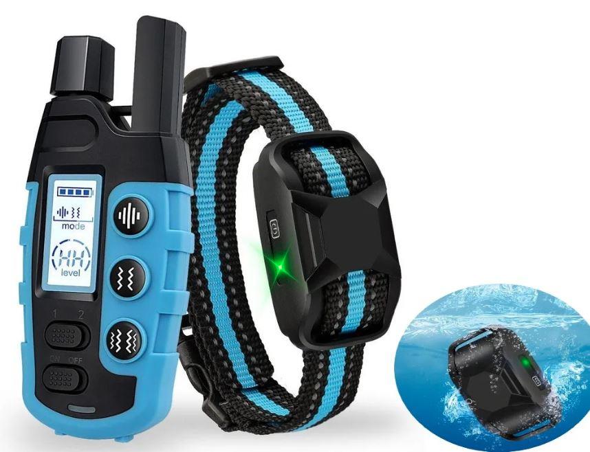 Dog training collar by ALIEXPRESS featuring vibrating, non-shock remote control for effective, humane dog obedience training.