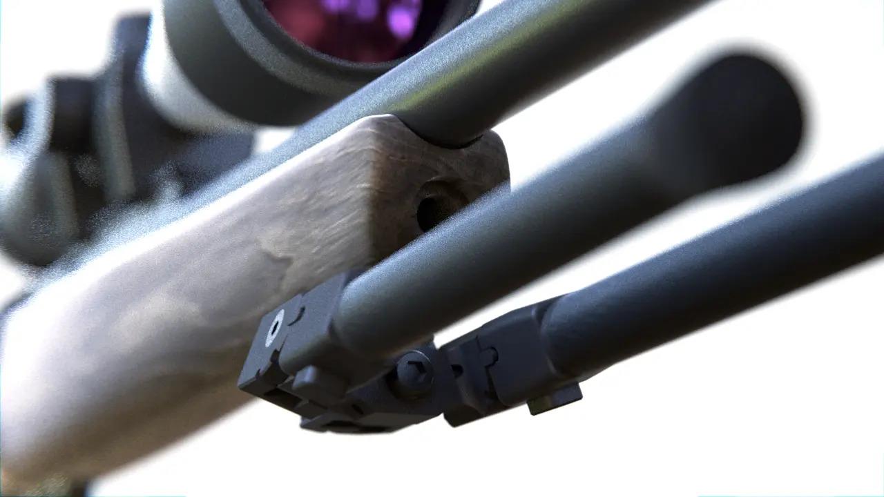 NorneHunt Bipod Carbon Fibre Quick Detach