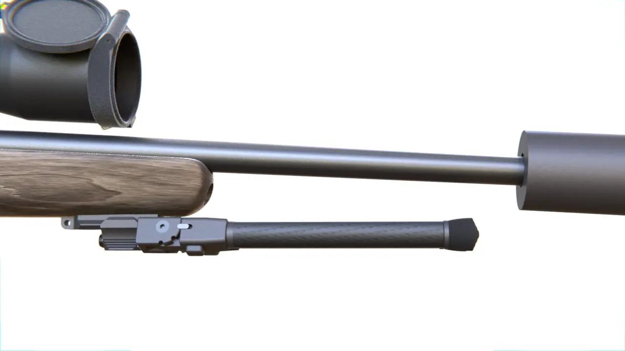NorneHunt Bipod Carbon Fibre Quick Detach