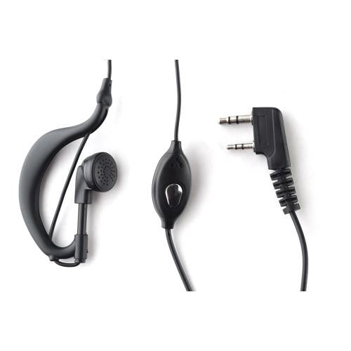 PAMA earpiece and microphone for PMR Delta radio, designed for clear communication and comfortable wear.