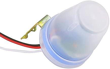 Photocell sensor switch for 12V DC outdoor lights, outdoor light control sensor, accessory for lighting automation.