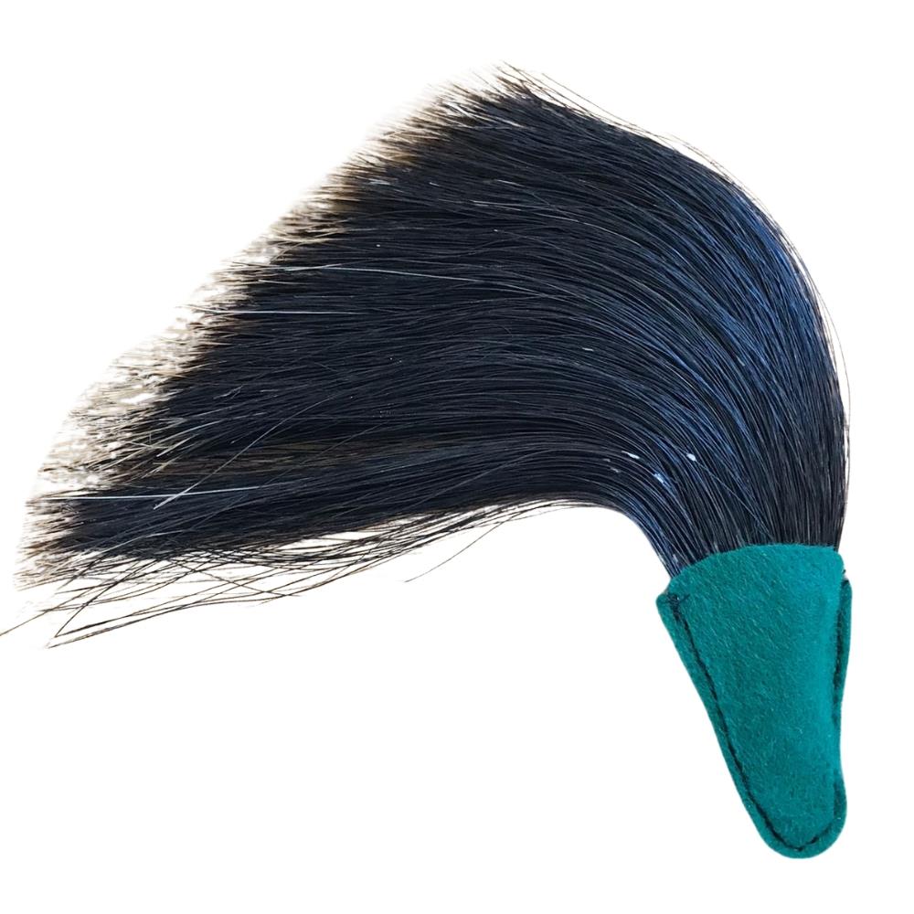 Wild boar hair piece accessory featuring realistic hair strands and natural fur details, ideal for costume or fashion use.
