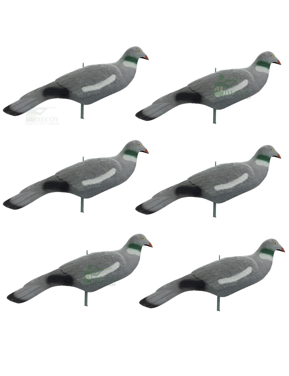 Extra Large Magnum Flocked Pigeon Decoy Shell