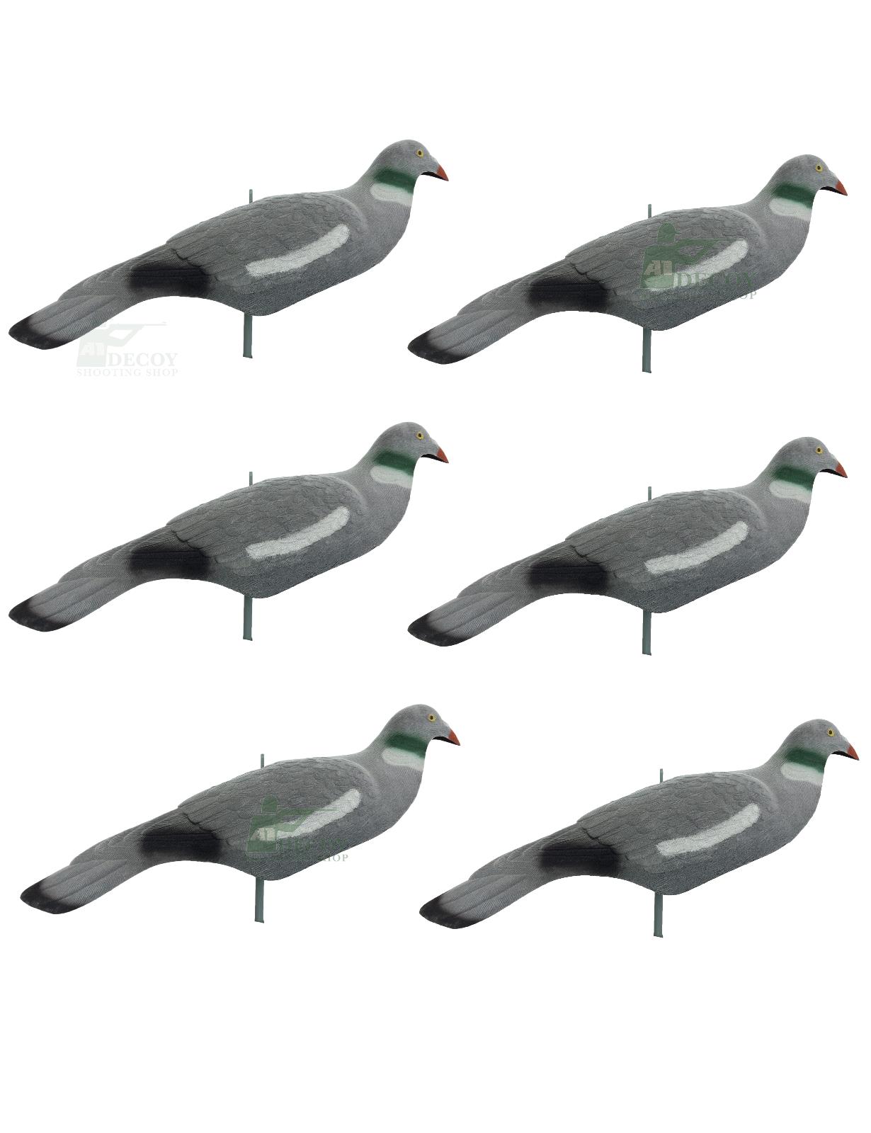 Extra Large Magnum Flocked Pigeon Decoy Shell