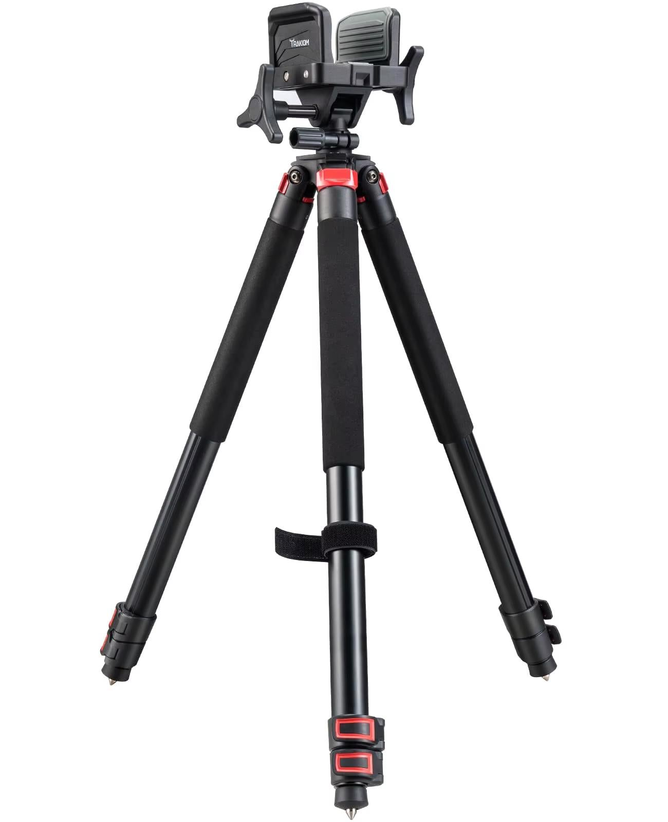 Aliexpress Trakiom aluminium shooting tripod for rifles, sturdy rifle rest and bipod for stable aiming and shooting.