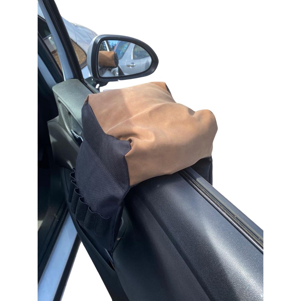 Simon Window Rifle Rest Bench Bag for secure support during shooting, designed for rifle rests, bipods, and tripods.