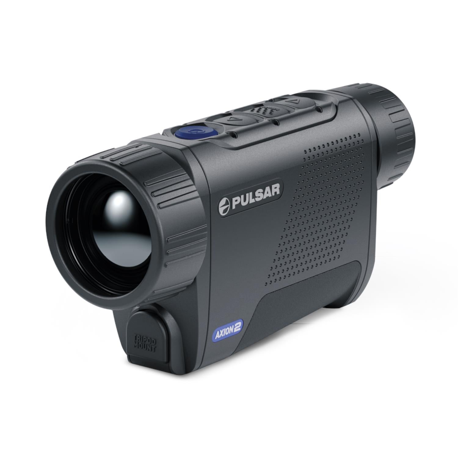 TJACKS Pulsar Axion 2 XQ35 Pro night vision scope with adjustable lens and compact design for outdoor surveillance and hunting.