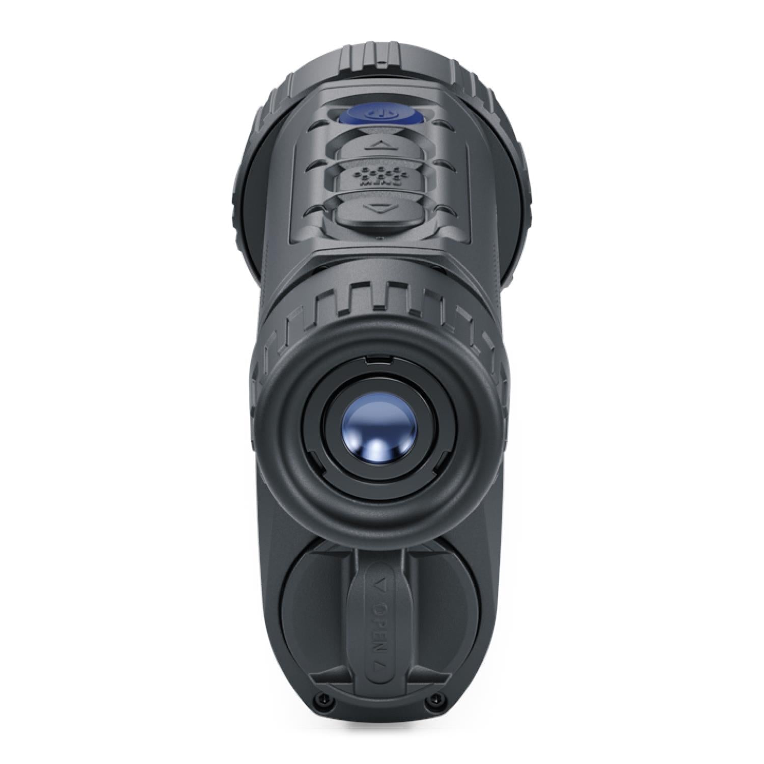 TJACKS Pulsar Axion 2 XQ35 Pro night vision scope with high-resolution lens and compact design for outdoor viewing.