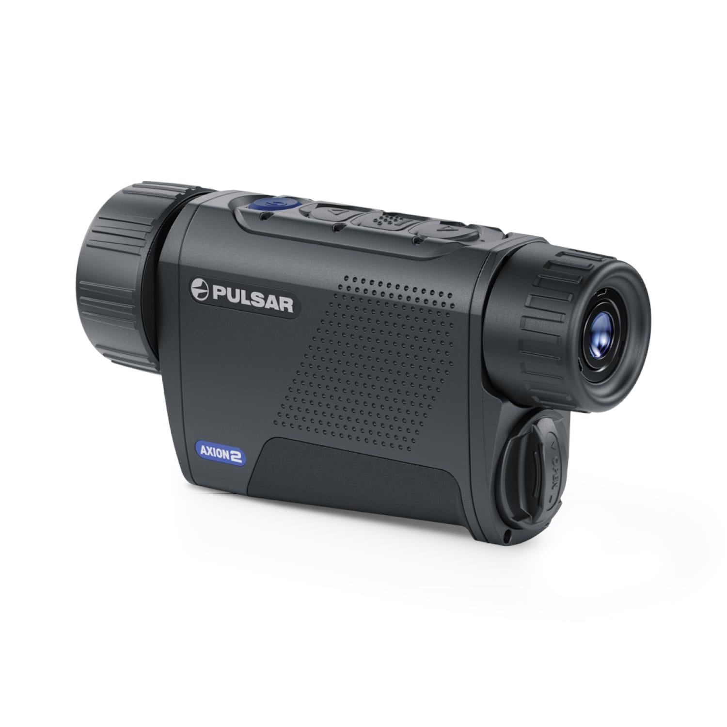 TJACKS Pulsar Axion 2 XQ35 Pro night vision scope with high-resolution lens and compact design for outdoor surveillance.