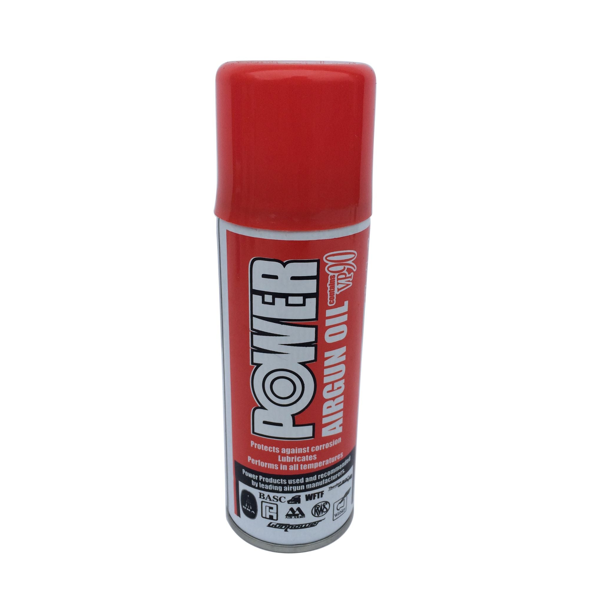 NAPIER Air Gun Oil 200ml bottle, clear container showing the oil suitable for lubricating air guns and firearms.