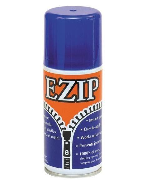 NAPIER Spray Zip Lubrication can for lubricating zippers and moving metal parts, with a spray nozzle for easy application.