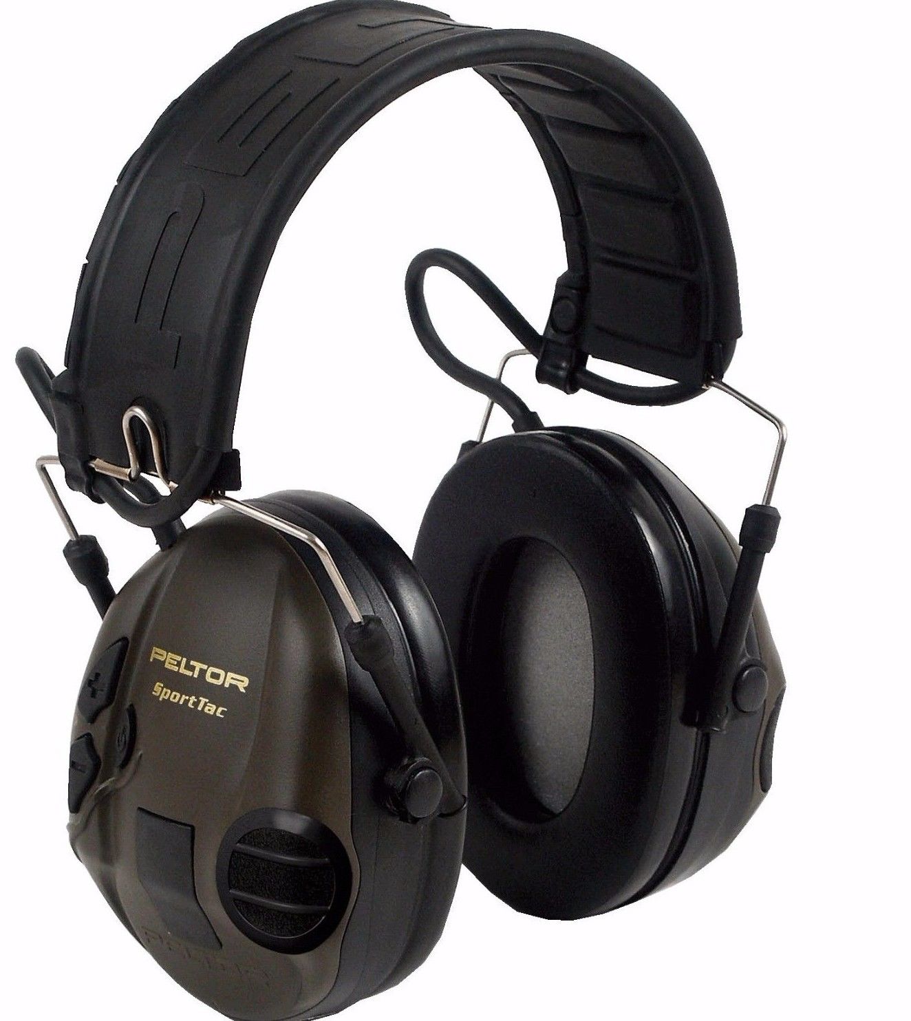 ROTHERY PELTOR Electronic Ear Defenders SportTAC 3M with adjustable headband and noise reduction for hearing protection.