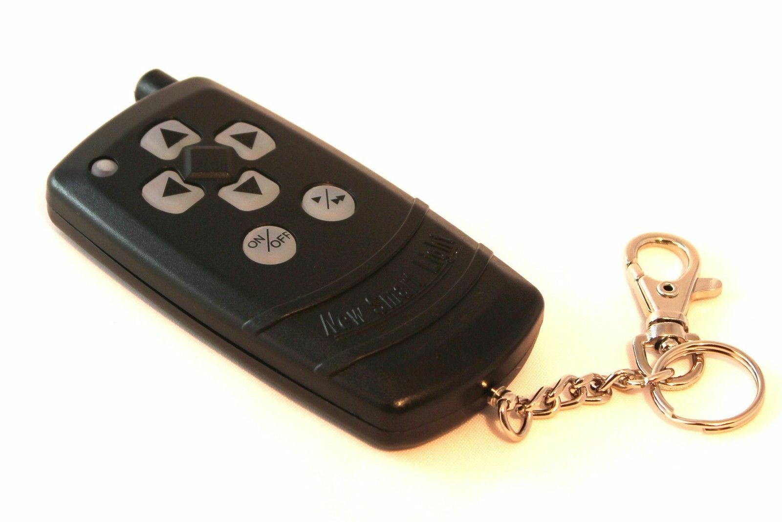ALIEXPRESS smart light remote control with buttons for adjusting lighting settings and brightness.