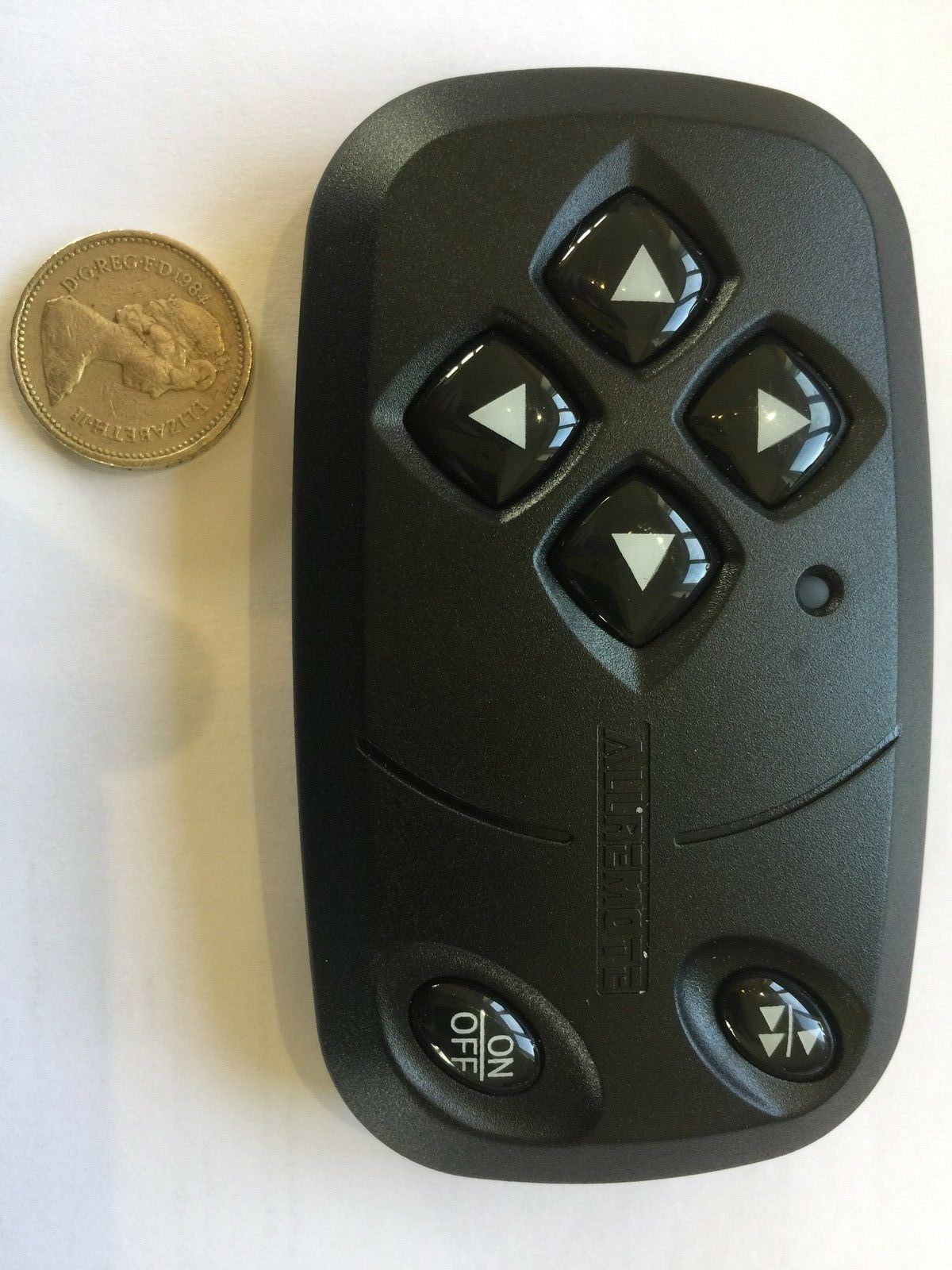 ALIEXPRESS smart light remote control with multiple buttons for easy wireless lighting adjustments and settings.