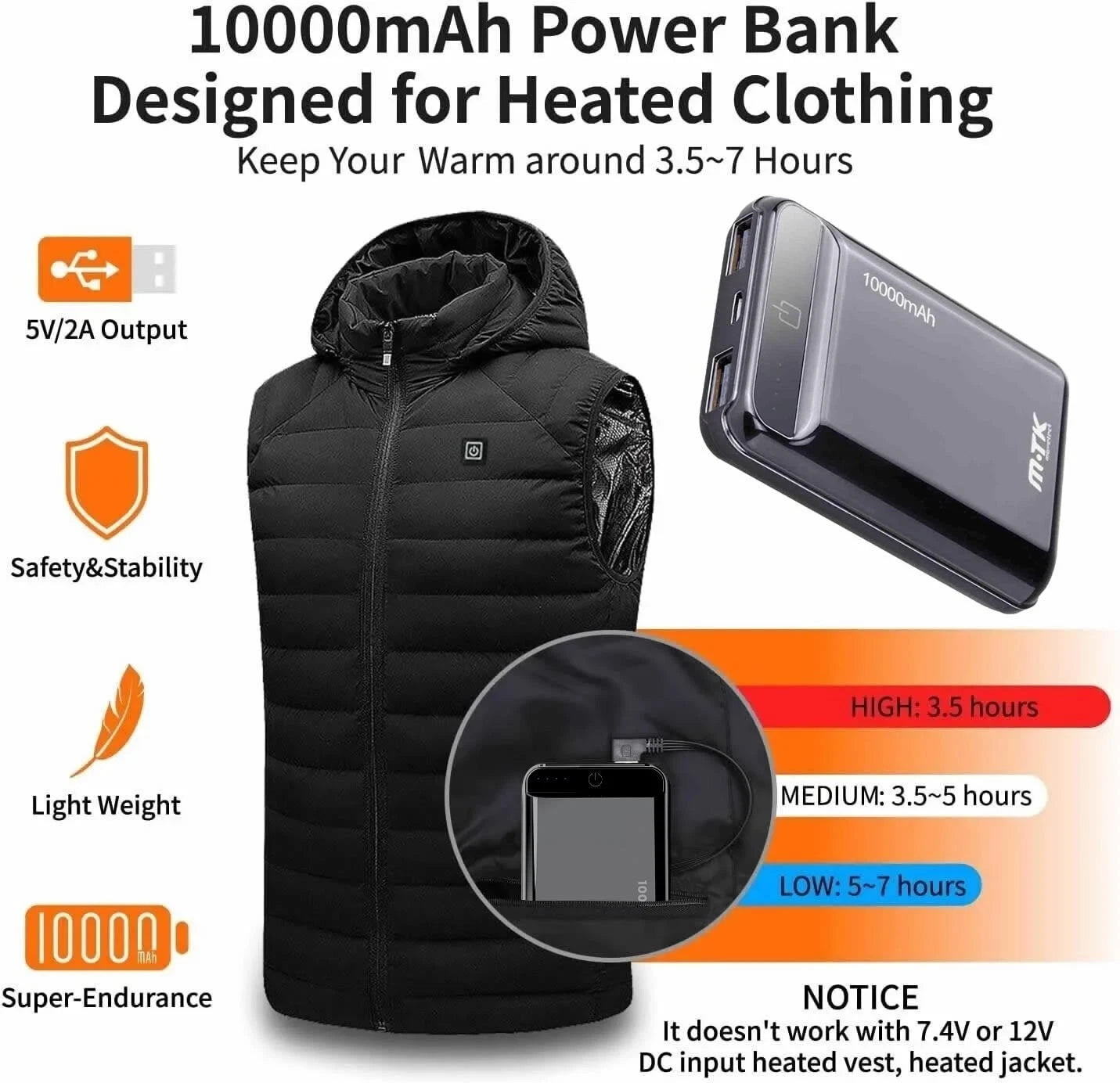 MTK Mini 10000mAh Power Bank