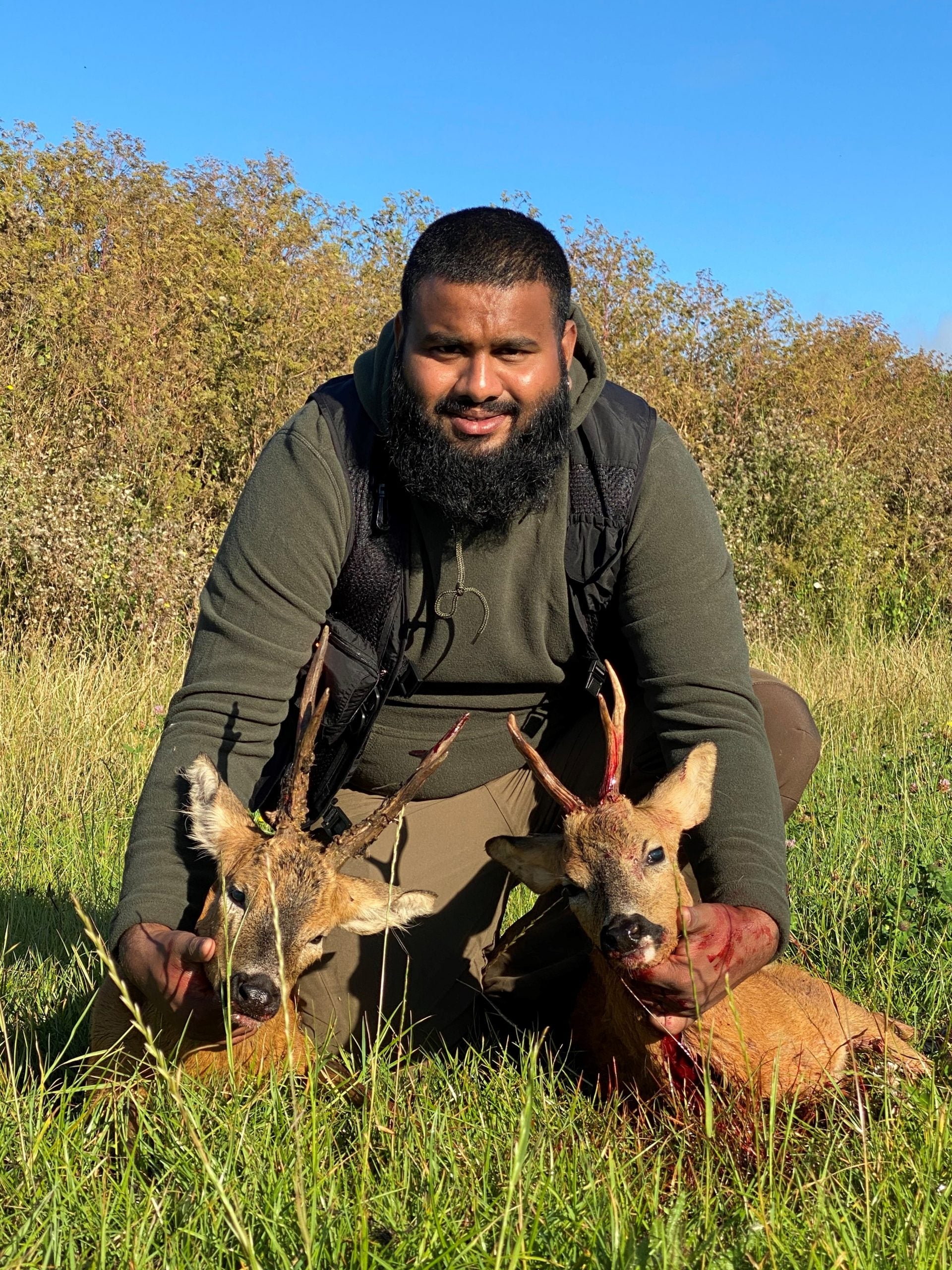 A1 Decoy Deer Stalking Syndicate with wild boar area in Forest of Dean, featuring realistic decoys and forest background.