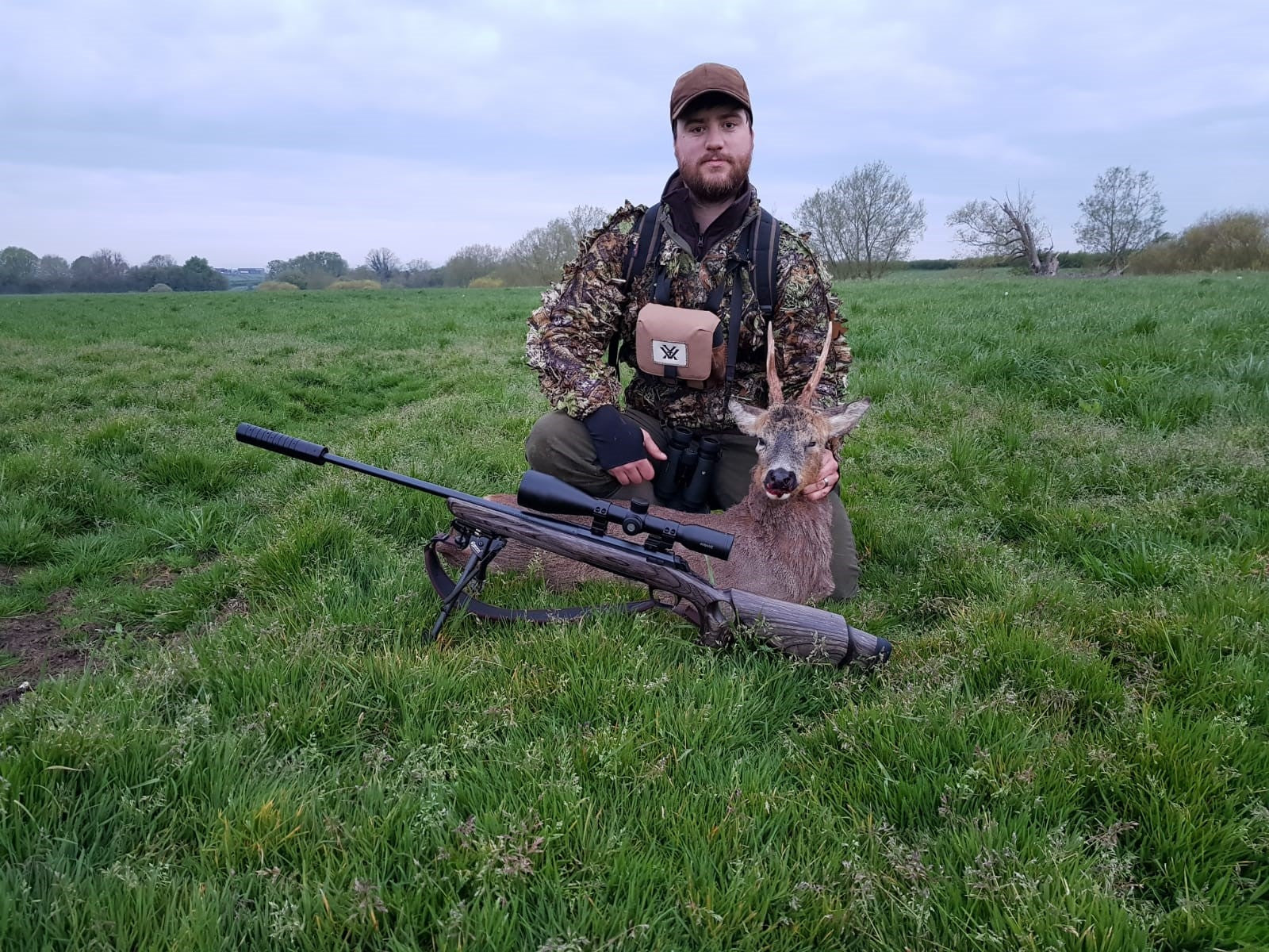 A1 Decoy Deer Stalking Syndicate with a wild boar area, featuring realistic decoys in a forest setting in the Forest of Dean.