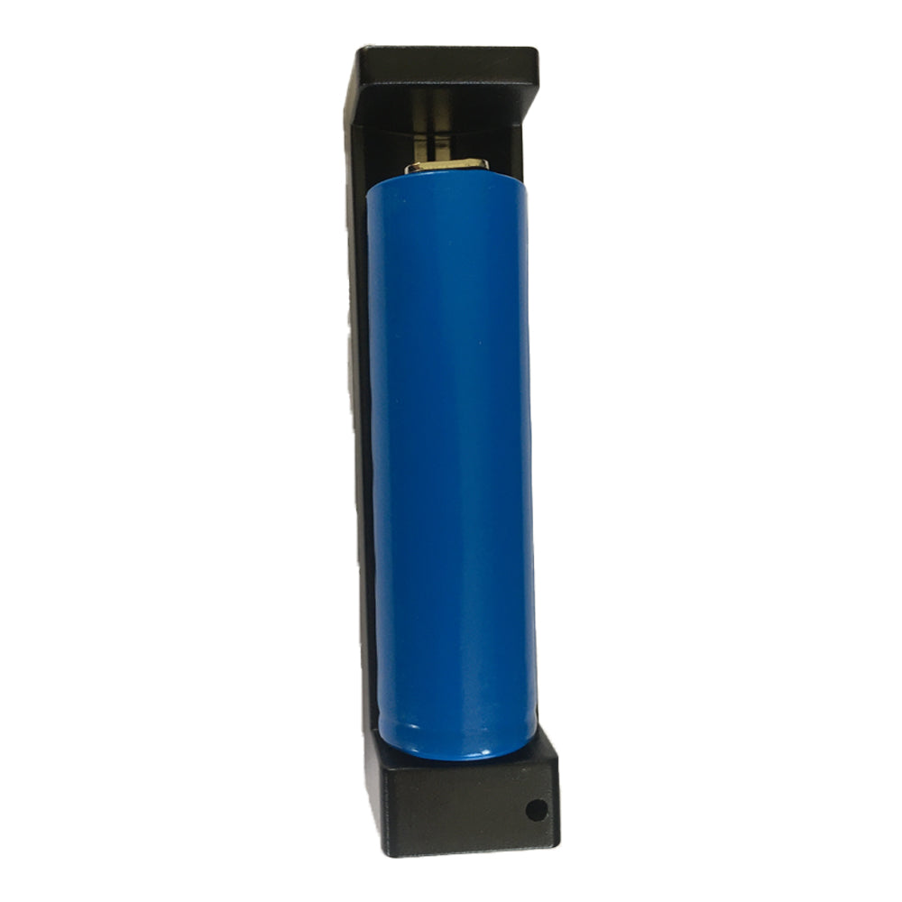 Shenzhen Home Security 18650 battery and charger set with a rechargeable lithium-ion battery and charging device.