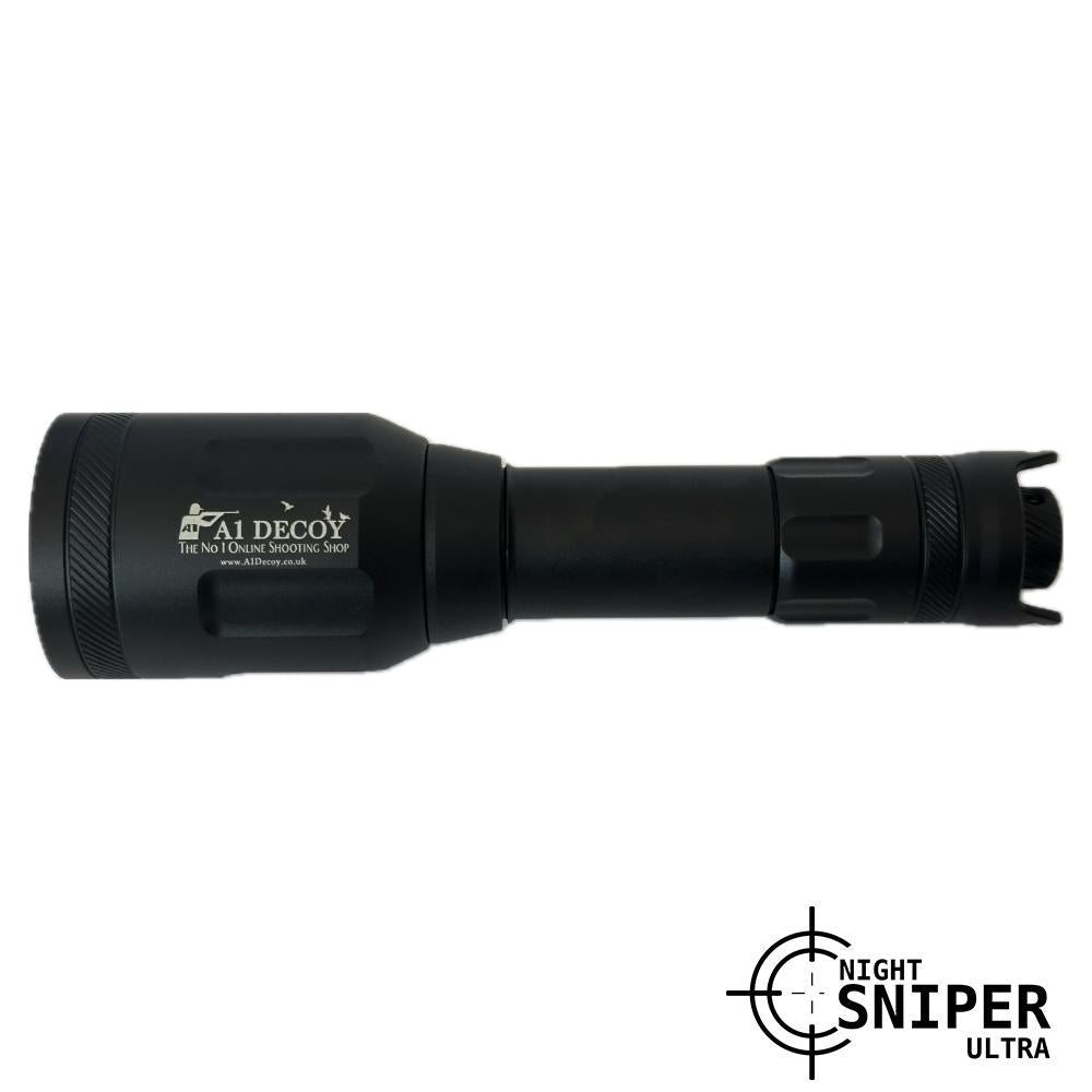 NightSniper Ultra IR Torch 850-940nm by Shenzhen Home Security, compact infrared flashlight for night vision enhancement.