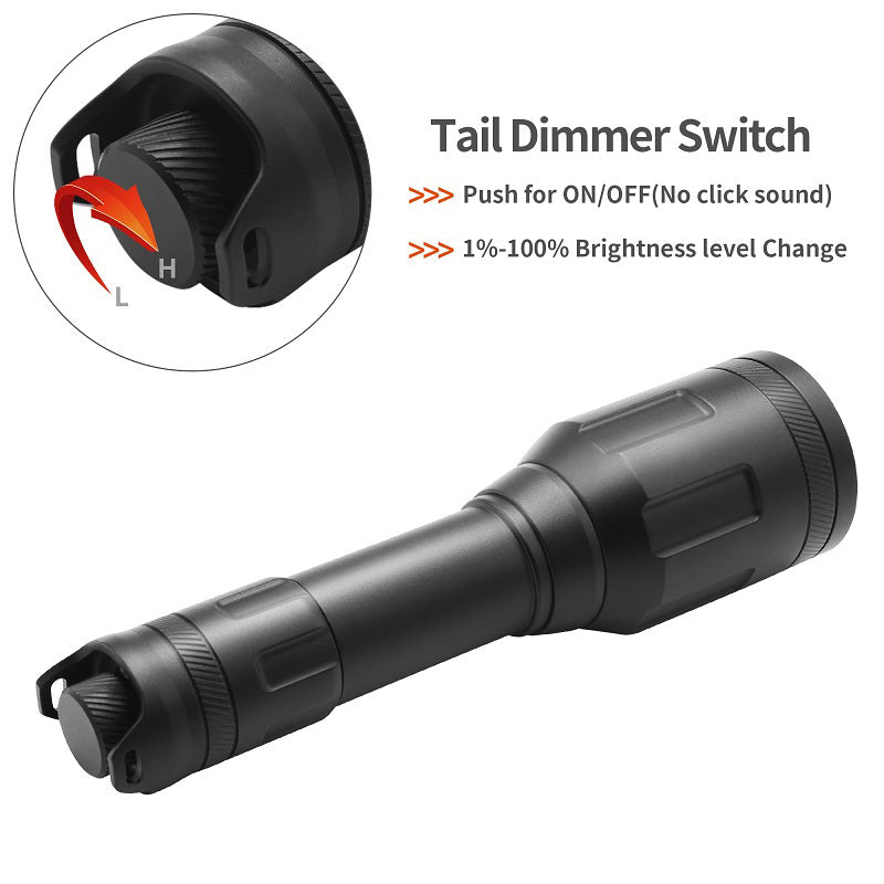 NightSniper Ultra IR Torch 850-940nm by Shenzhen Home Security, handheld infrared torch for night vision enhancement.