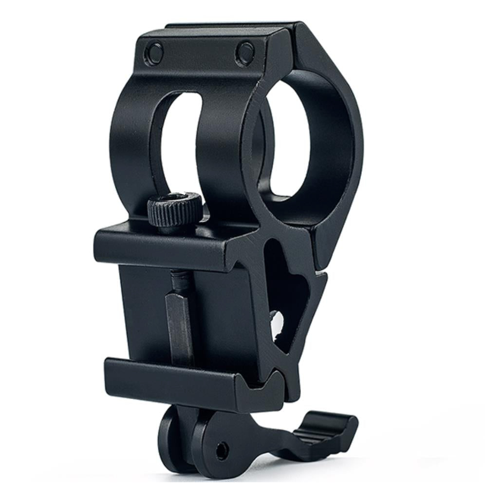 Quick release side torch mount by Shenzhen Home Security for easy attachment of security torch lights.