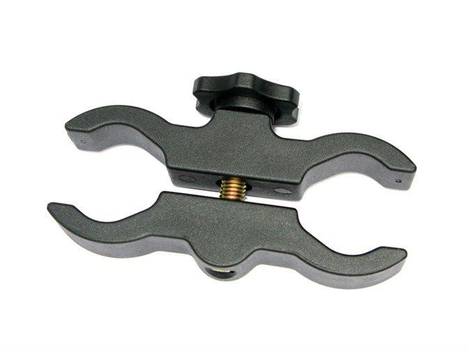 Adjustable scope mount for torch or laser by Shenzhen Home Security, featuring durable metal construction and versatile mounting options.