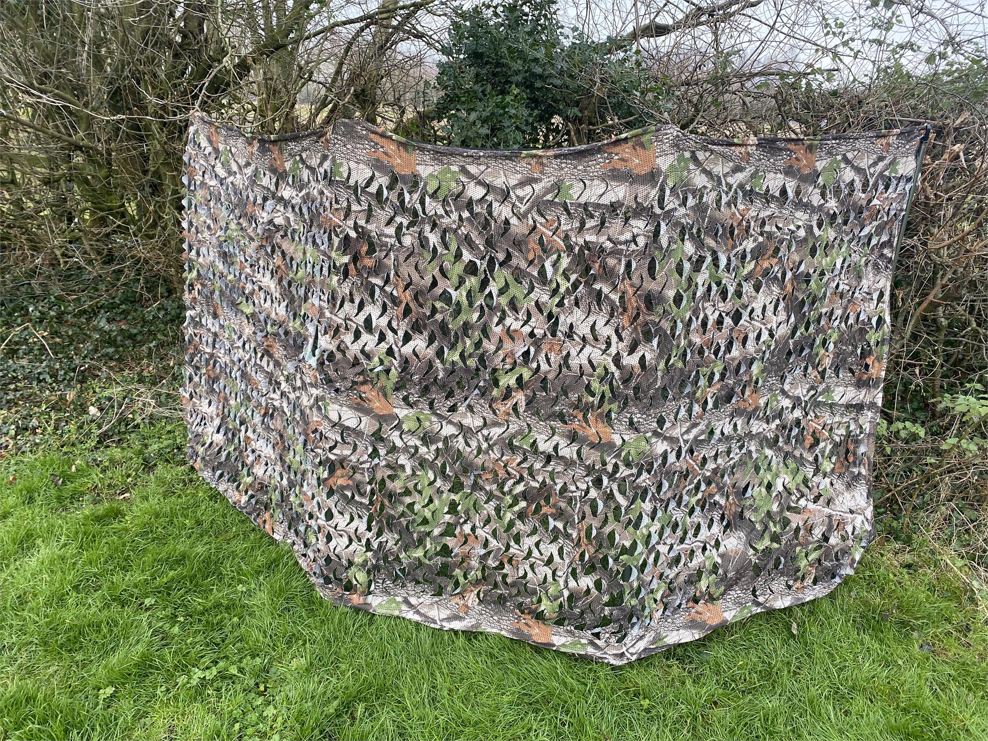 Simon Stealth Ghost Net Hedgerow and Woodland, 4-metre outdoor wildlife net for wildlife protection and garden fencing.