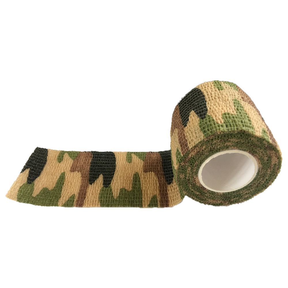 Reusable non-stick camo tape by Simon, featuring a camouflage pattern, designed for durable, versatile application.