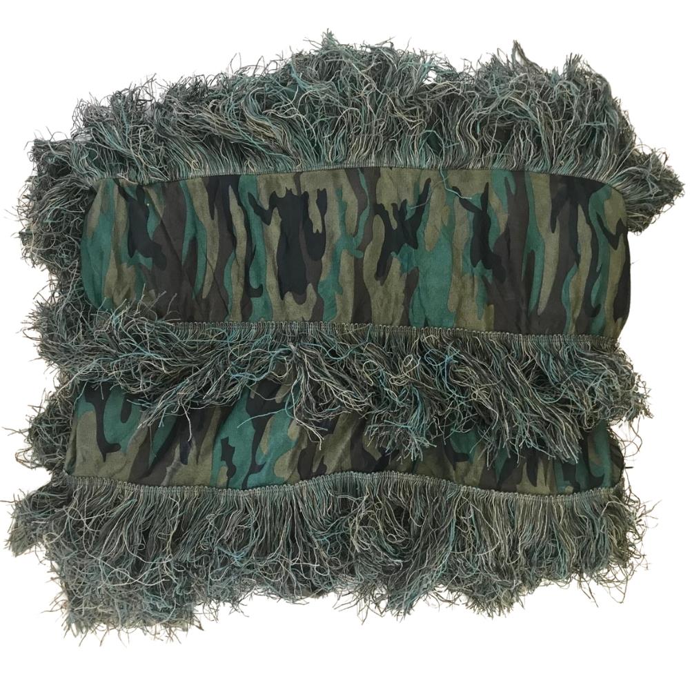 SIMON Ghillie Hide Camo Netting, 4-meter camouflage net for hunting or outdoor concealment, showing detailed camo pattern.