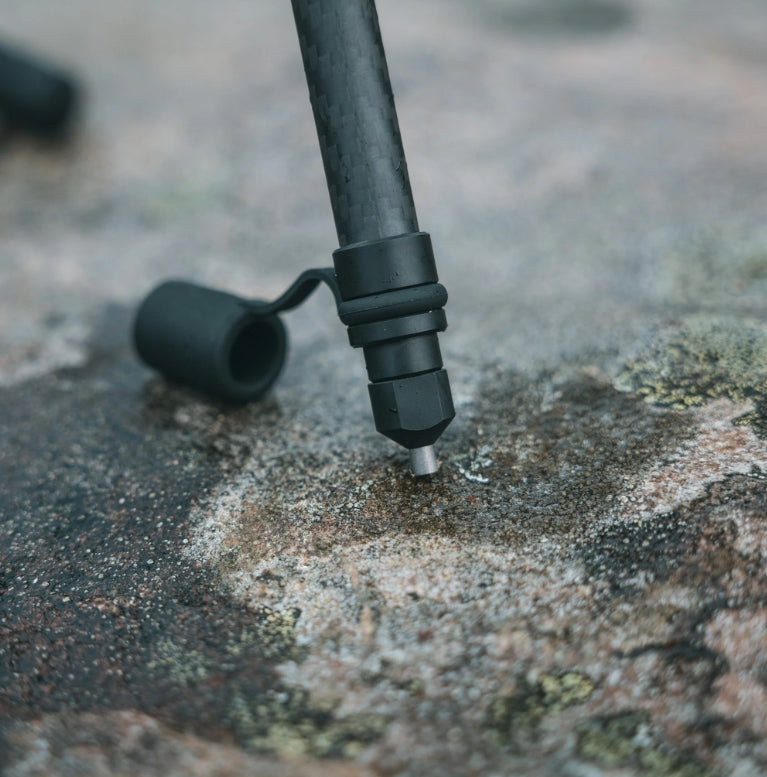 ELITE Spartan ProHunt TAC bipod extended, showing black metal construction with adjustable legs for hunting and shooting stability.