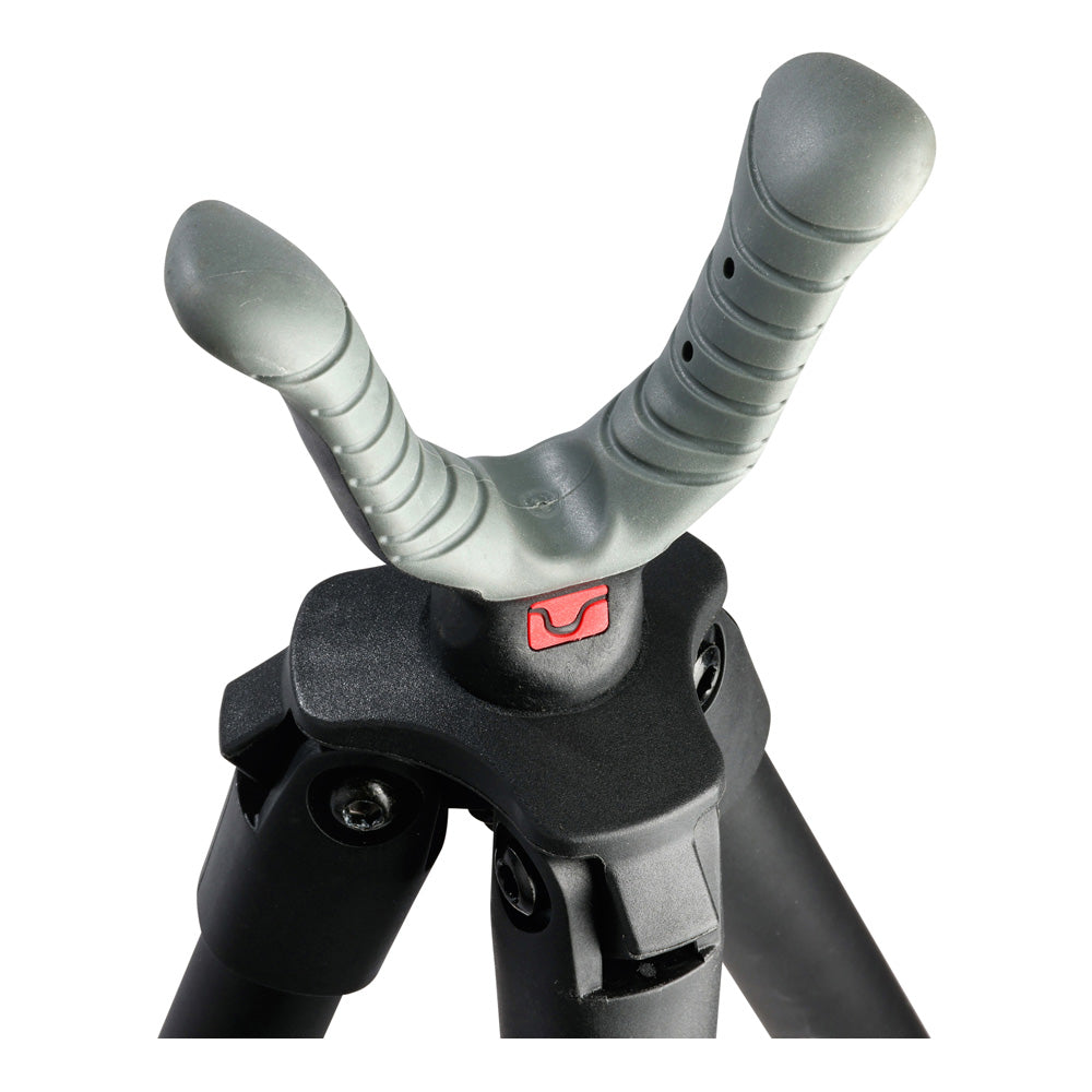 SPORTSMAN BOG Deadshot Tripod Shooting Sticks for stable firearm support and accurate shooting in outdoor hunting and shooting activities.