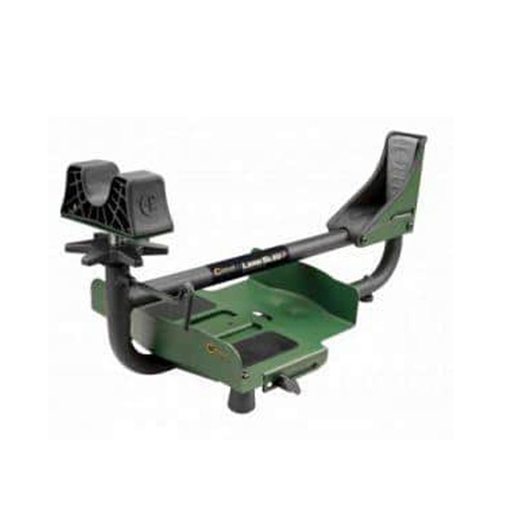 SPORTSMAN Caldwell Lead Sled 3 shooting rest with adjustable weight system and padded support for stability during target practice.