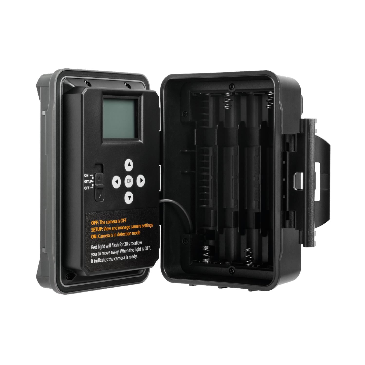 TJACKS accessories for Spypoint FORCE 24 digital trail camera, showing mounting hardware and camera setup.