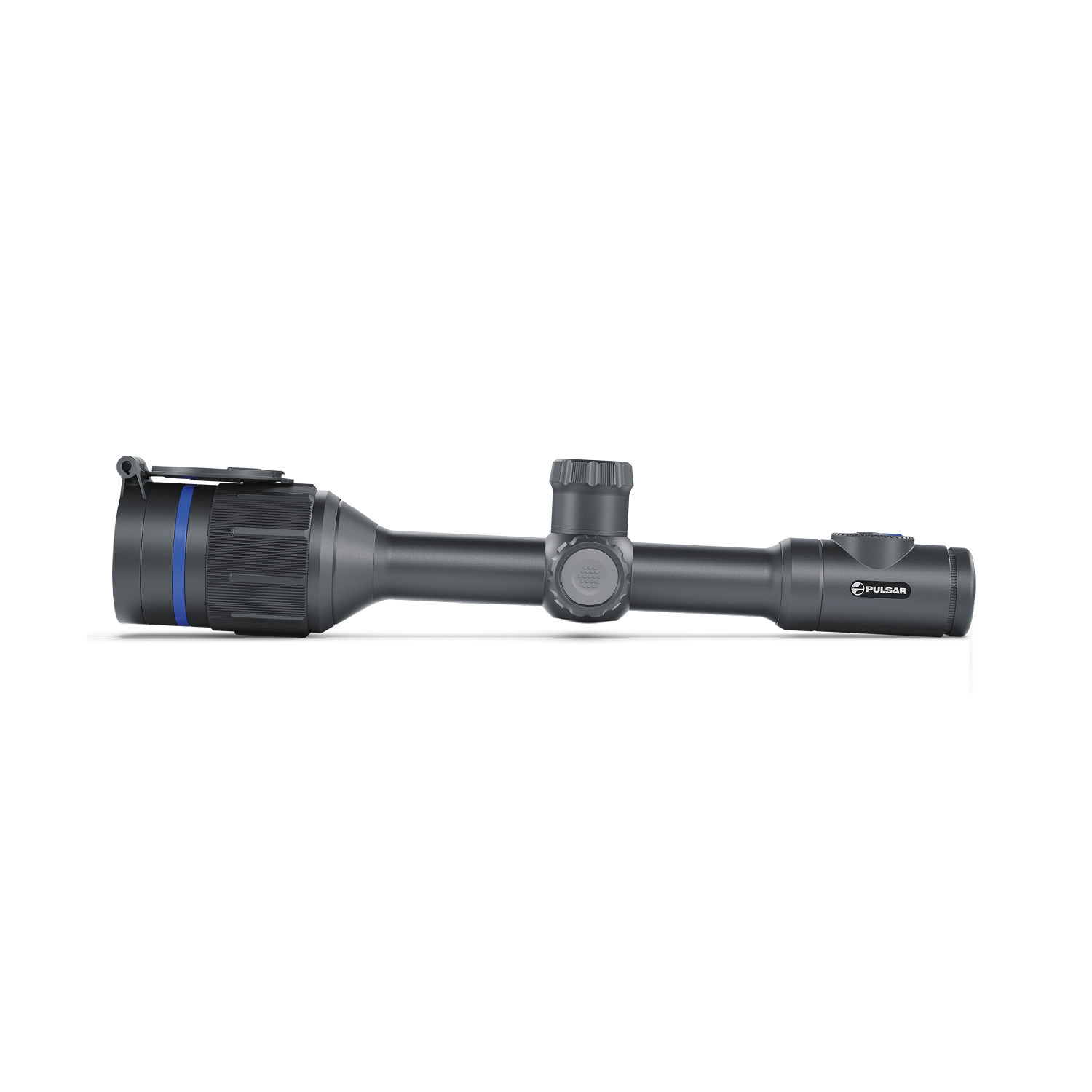 TJACKS Pulsar Thermion 2 XG50 thermal rifle scope with high-resolution infrared imaging and adjustable zoom.