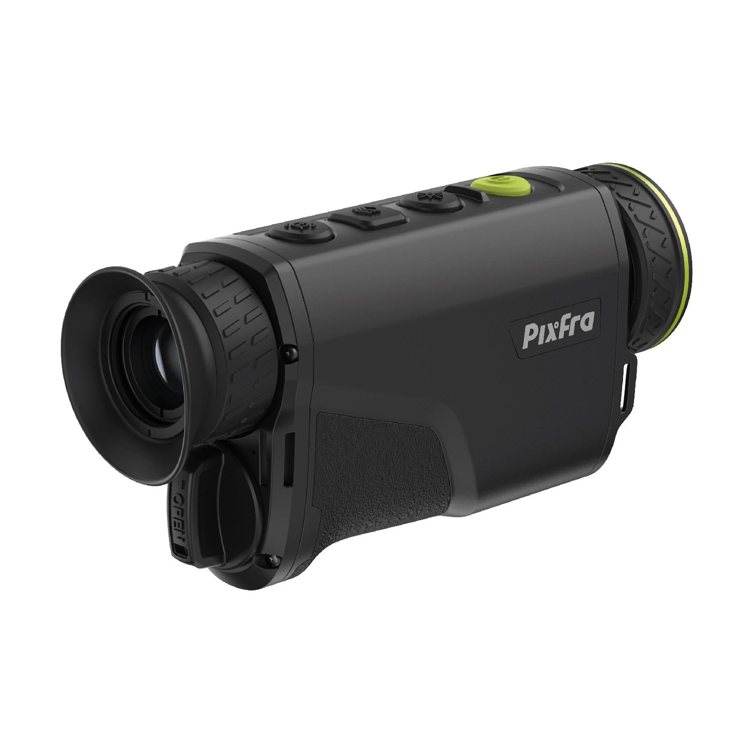 Pixfra Arc A635 LRF Thermal Monocular by TJACKS with 640 sensor, built-in rangefinder, lightweight design for night vision and scouting