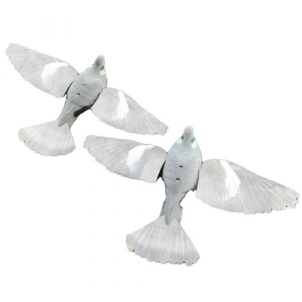 Windy Proflap Pigeon Decoy designed for magnets and bouncers, realistic bird appearance to deter pigeons effectively.