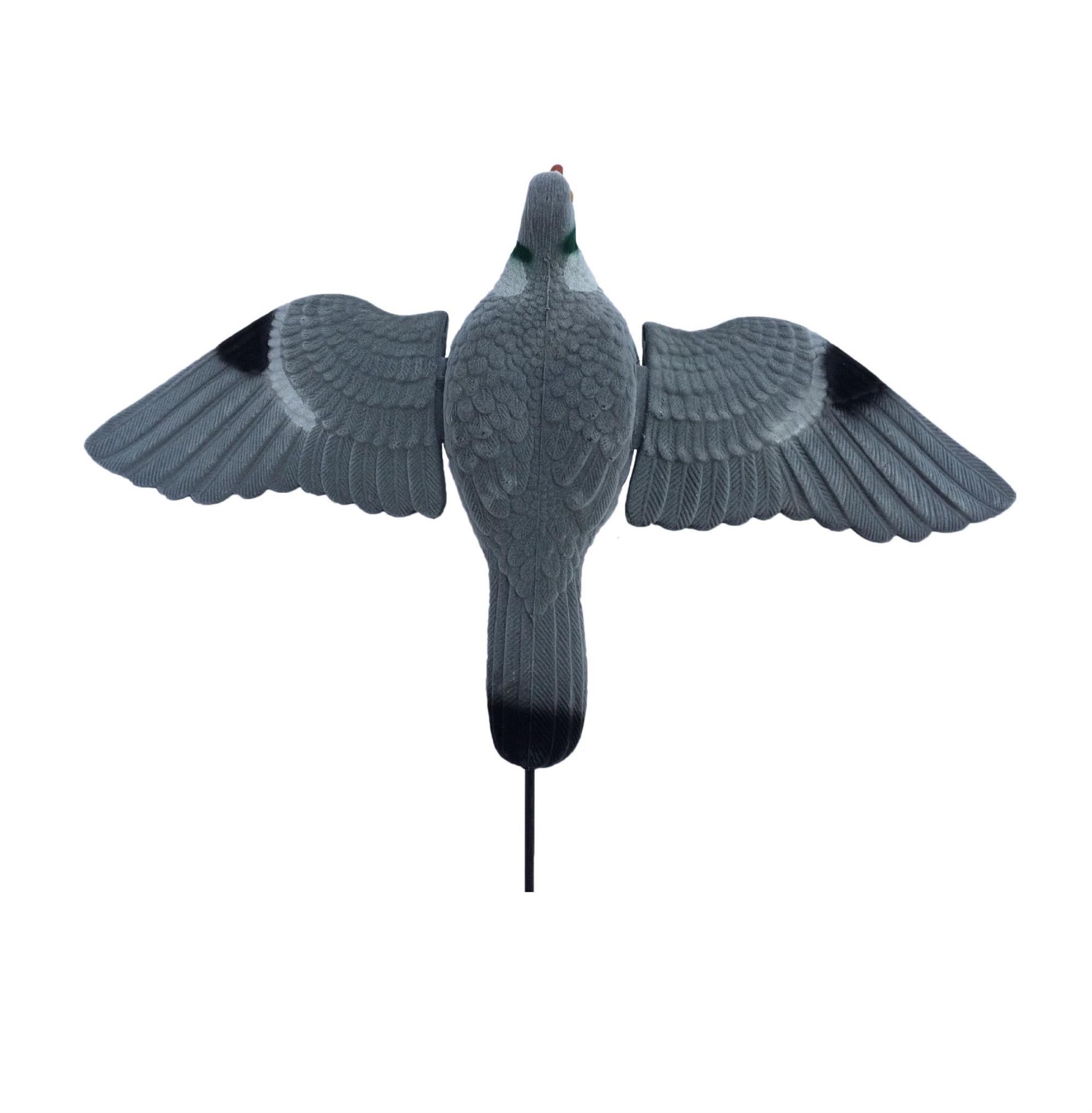 Windy Spring Wing Pigeon Decoy for bouncers or floaters, realistic bird decoy for hunting or outdoor bird control.
