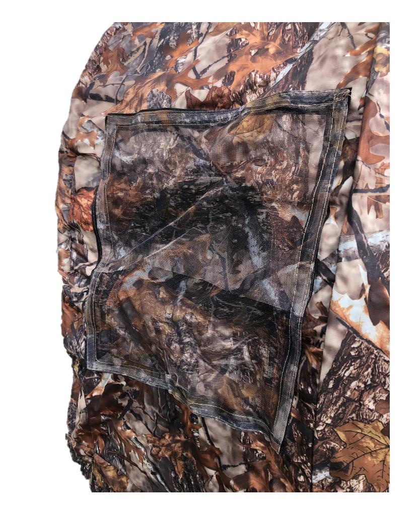 Two-man pop-up hide tent by WINDY, lightweight and portable outdoor shelter with mesh windows and quick setup.