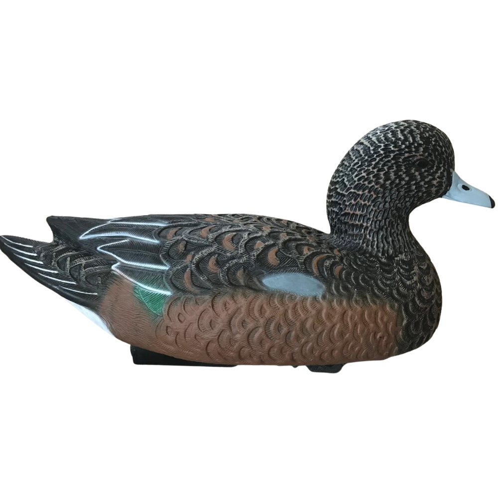 Floating HD Wigeon Duck Decoy by WINDY, realistic male or female duck decoy for hunting or birdwatching.