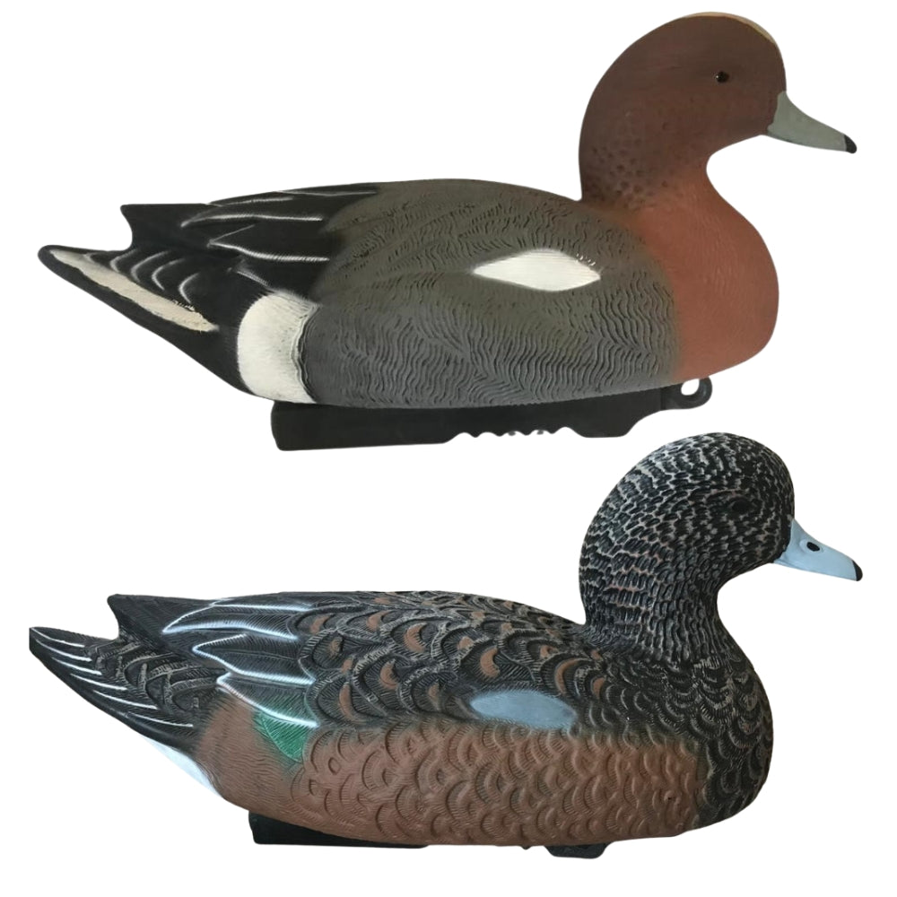 Floating WINDY Wigeon Duck Decoy, realistic male or female HD duck decoy for hunting or decoy spread.