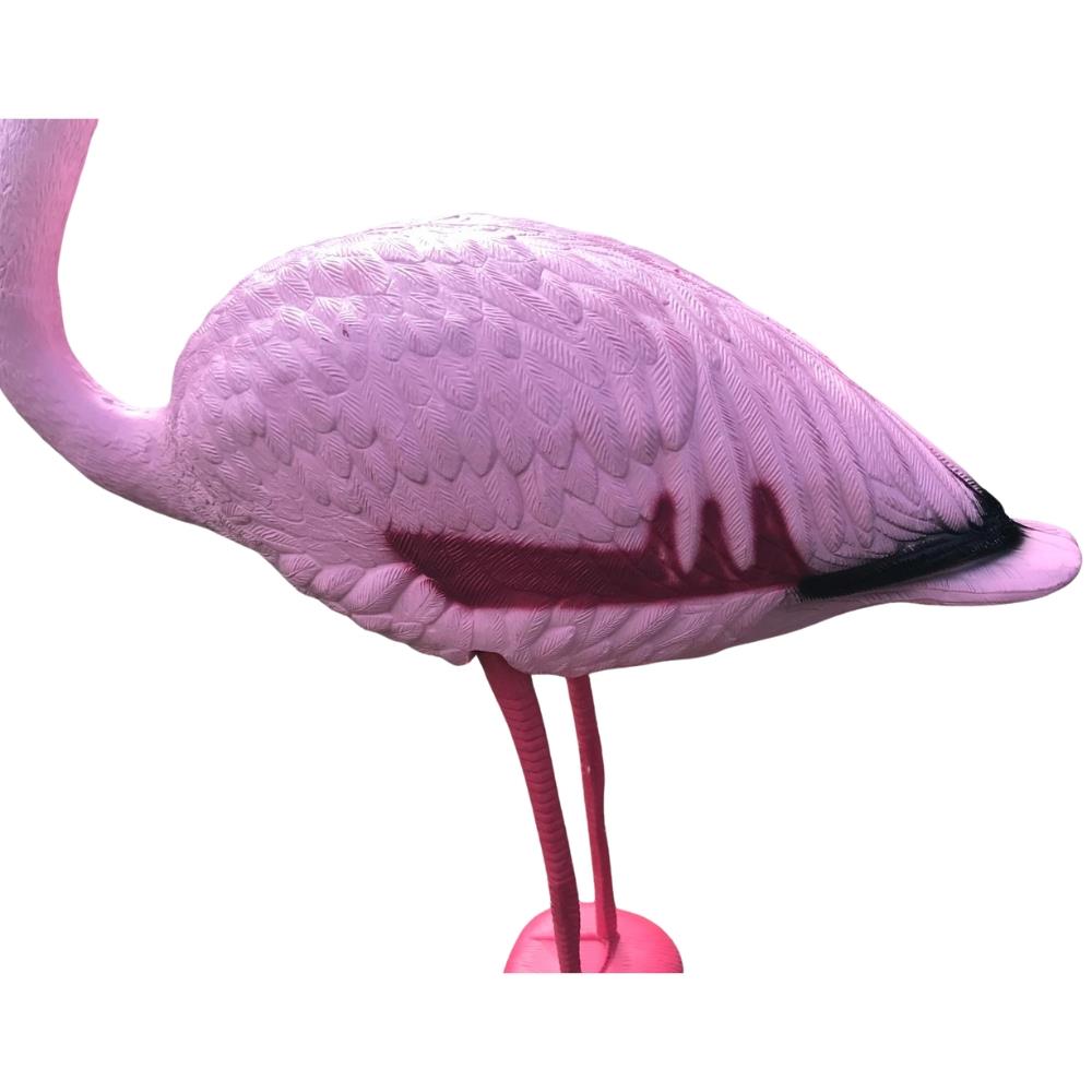 WINDY flamingo garden and pond ornament decorative statue, pink plastic bird decoy for outdoor yard decor
